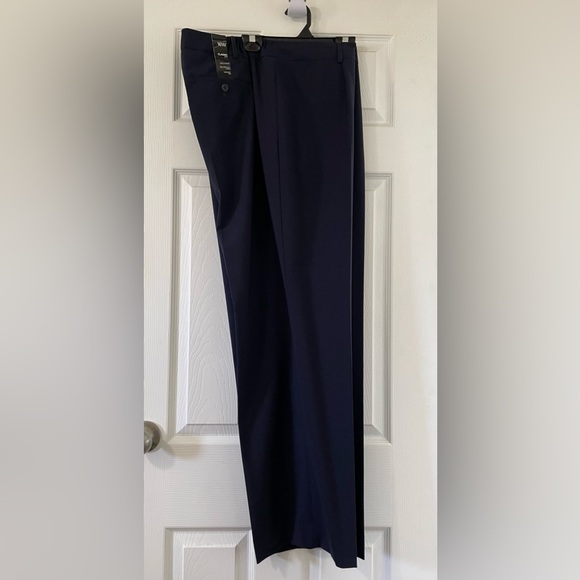 Jones New York Collection Platinum Classic Fit Dress Pants Navy - Picture 2 of 7